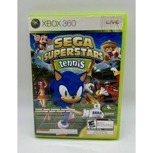 SEGA Superstars‎ Tennis Xbox 360 Game Case & Manual NO Compilation Disc